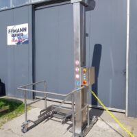 Elevator for trolleys with a capacity of 200l, EC 200,250,280