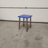 Stool made of acid-resistant stainless steel